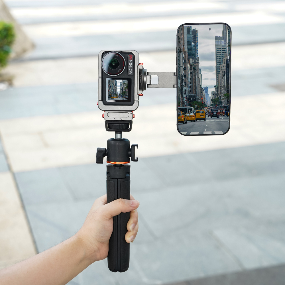 Flymile Magsafe Expansion Magnetic Bracket for DJI Action 5 Pro/4/3/OSMO 360