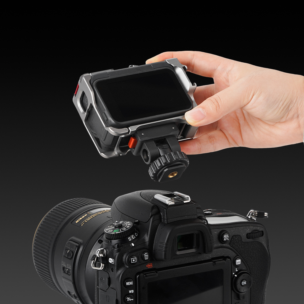 Flymile Magnetic Quick Release Adapter Mount Gimbal Base for Insta360 X5/Ace Pro 2