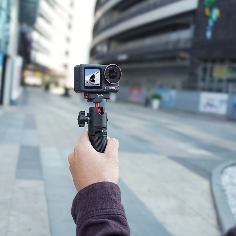 Flymile Magnetic Quick Release Adapter Mount for DJI OSMO Action 5 Pro/4/3 