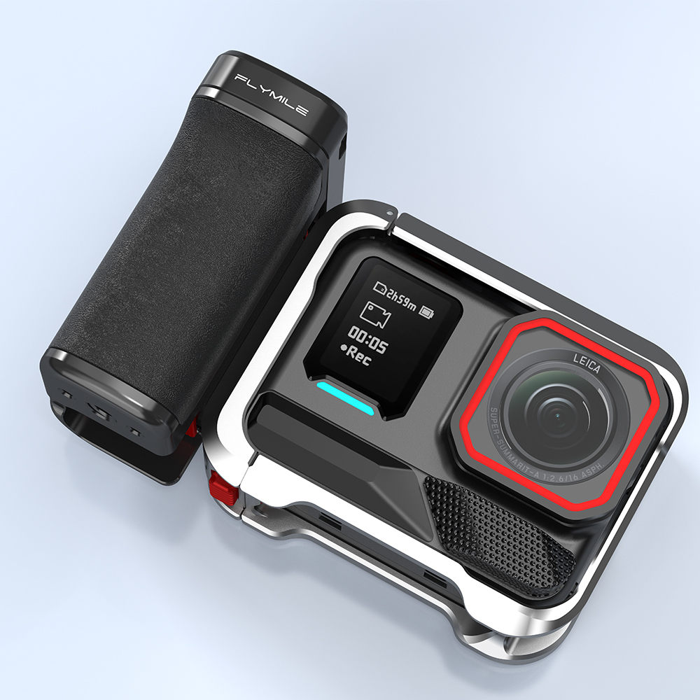 Flymile Camera Bluetooth Remote Control Street Grip Holder for Insta360 Ace Pro 2 