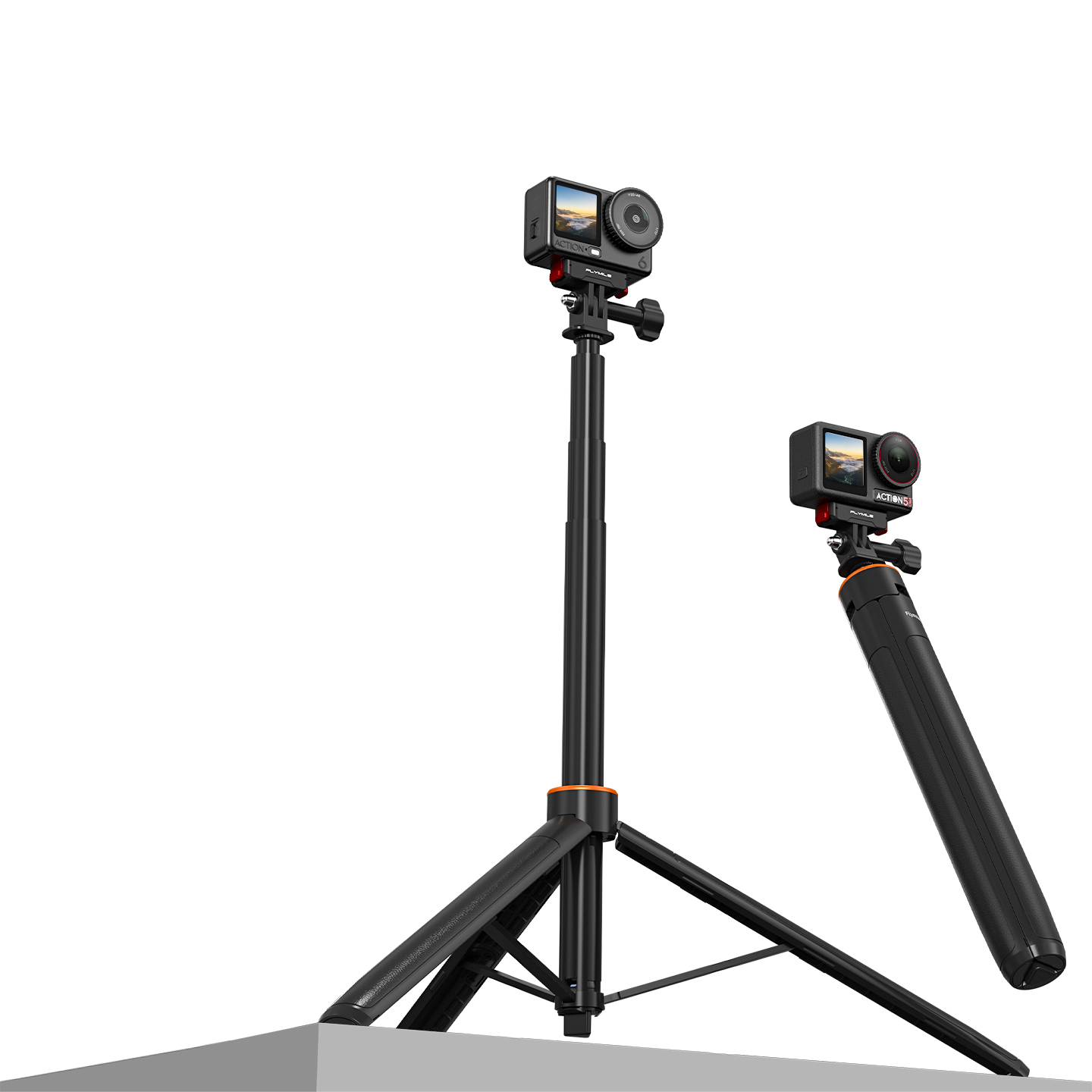 Flymile Tripod for DJI Action 6/Gopro Hero 13 12