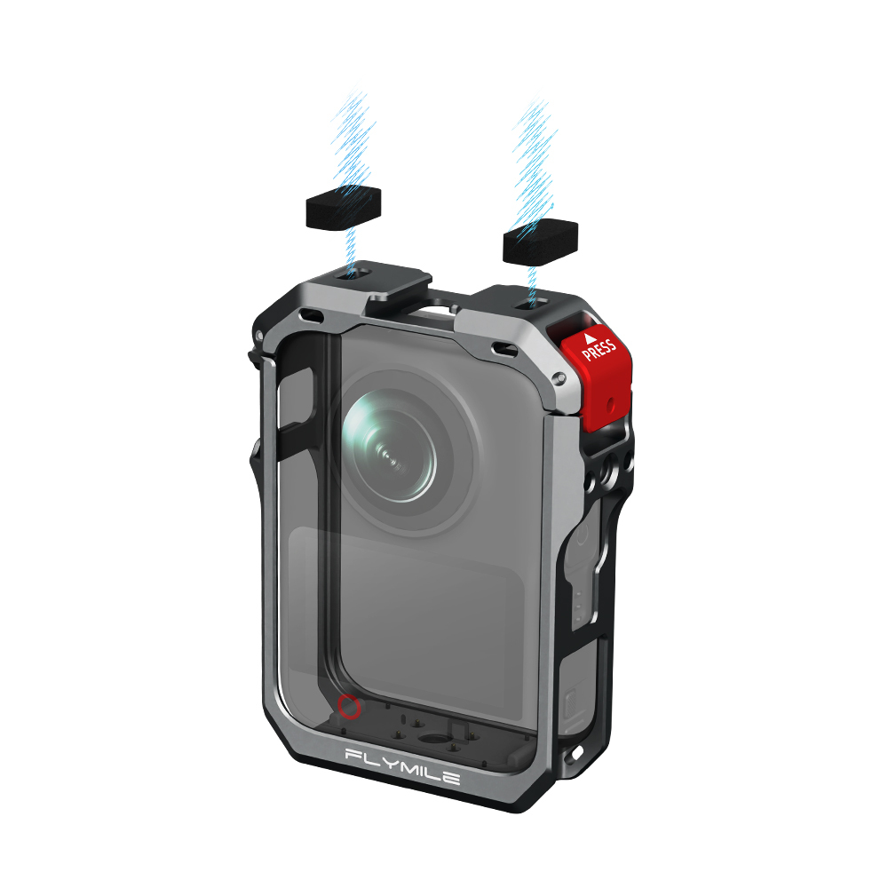Flymile Metal Frame Cage for DJI Osmo 360 II 