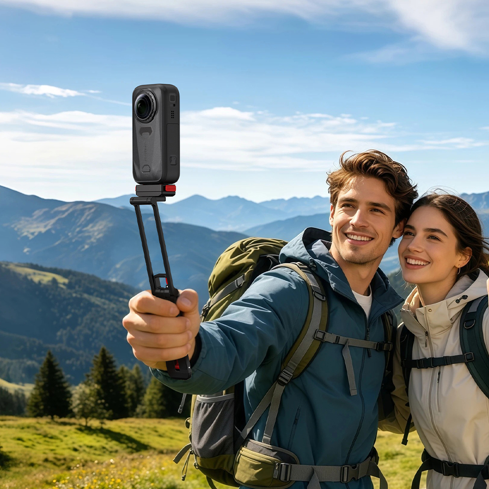 Flymile Rotatable Metal Magnetic Tripod for Insta360 X6 X5 Ace Pro 2