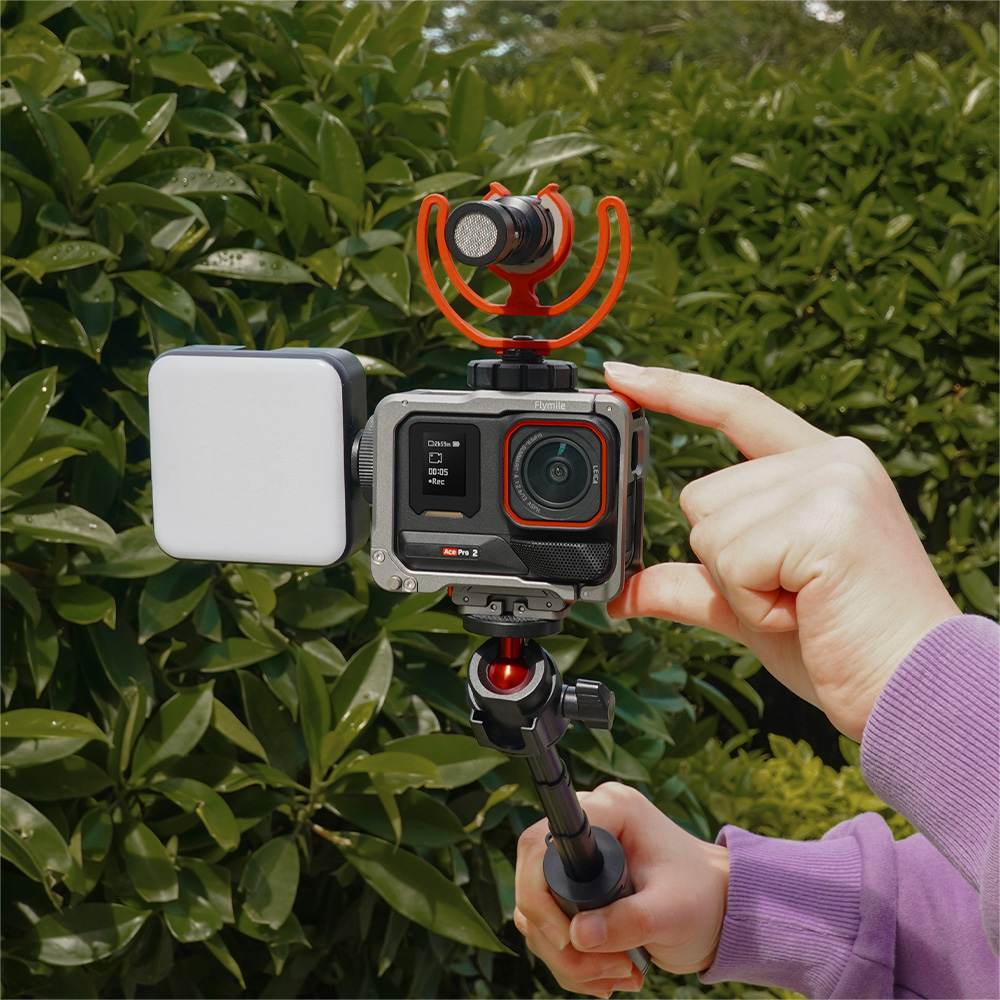 Flymile Metal Camera Cage for Insta360 Ace Pro/2 