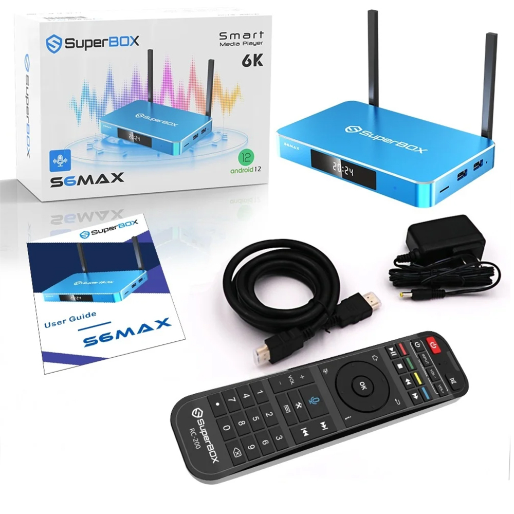 SuperBox S6 Max Android TV Box (2025 Hot Version)