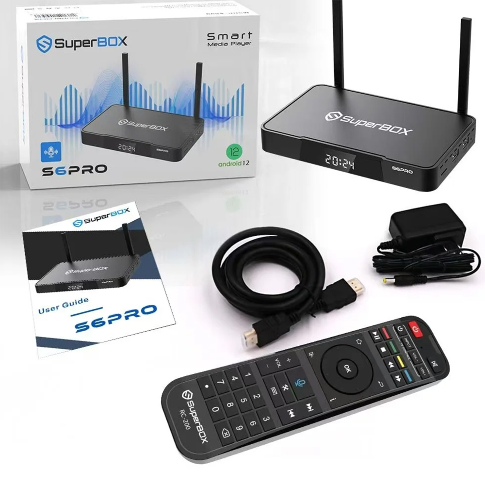 SuperBox S6 Pro Android TV Box (2025 New Version)