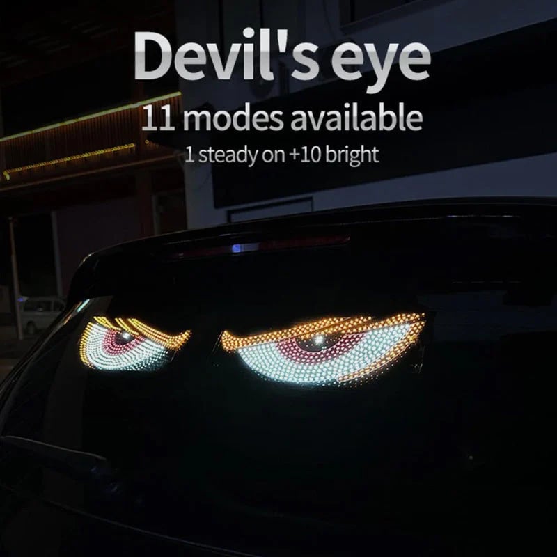 ⏳Időkorlátozott különleges ajánlat⌛ 2 db Devil Eyes LED lámpa a szélvédőre