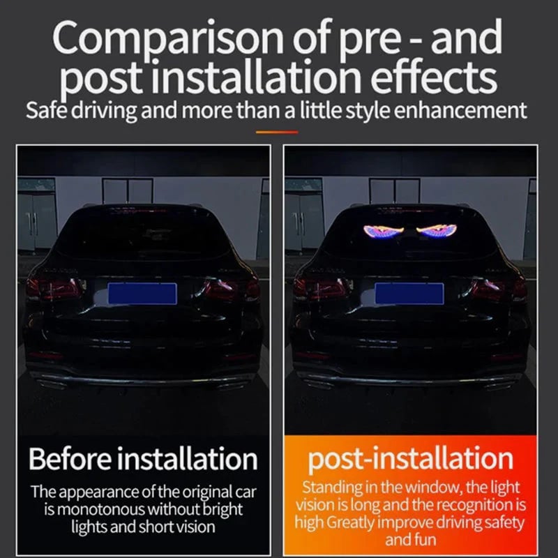 ⏳Időkorlátozott különleges ajánlat⌛ 2 db Devil Eyes LED lámpa a szélvédőre