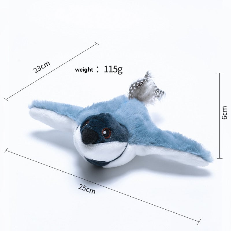 🔥Interactive Cat Toys, Rechargeable Chirping Flapping Bird with Catnip for Indoor Cats