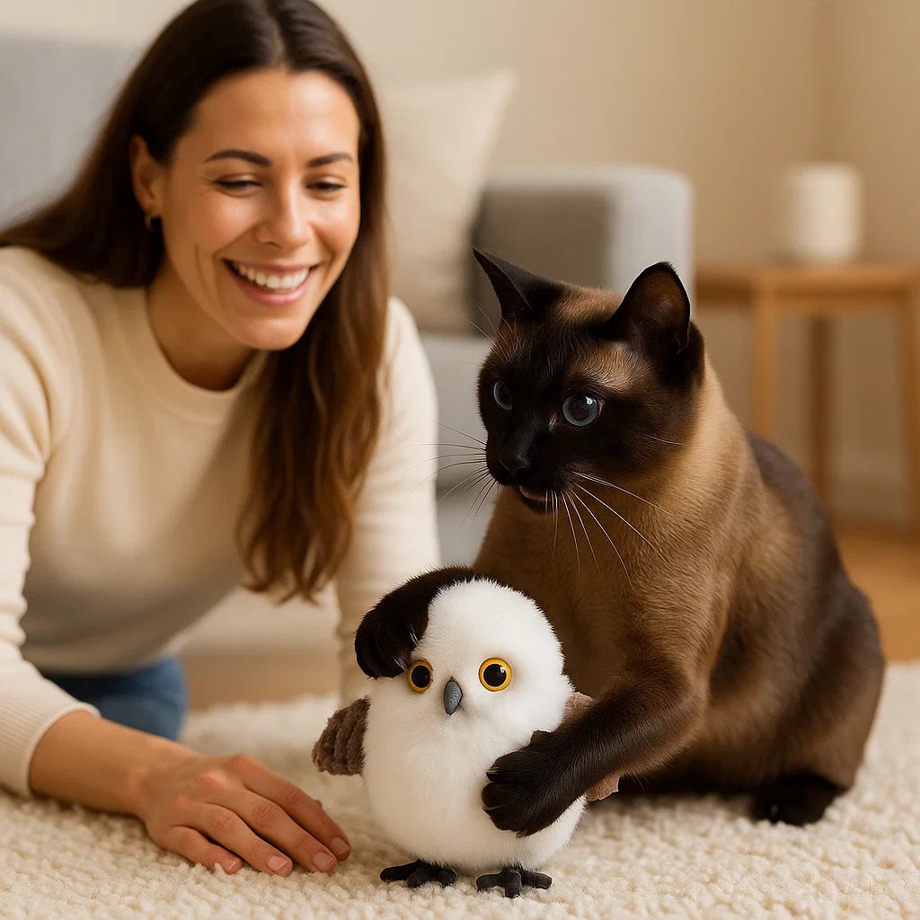 ⚡ Akár 50% kedvezmény! Macskajáték csapkodó szárnyakkal