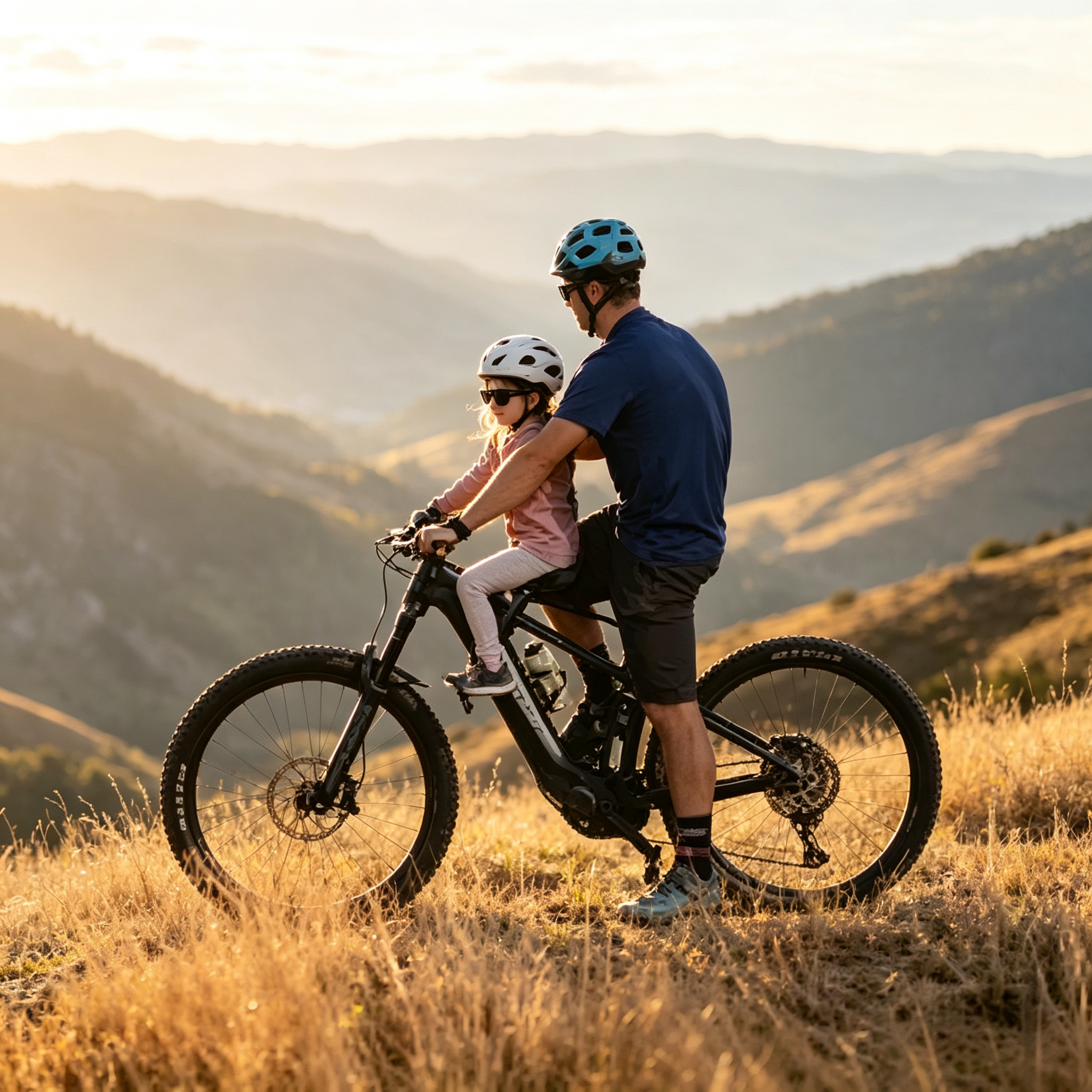 Mountain bike safety seat