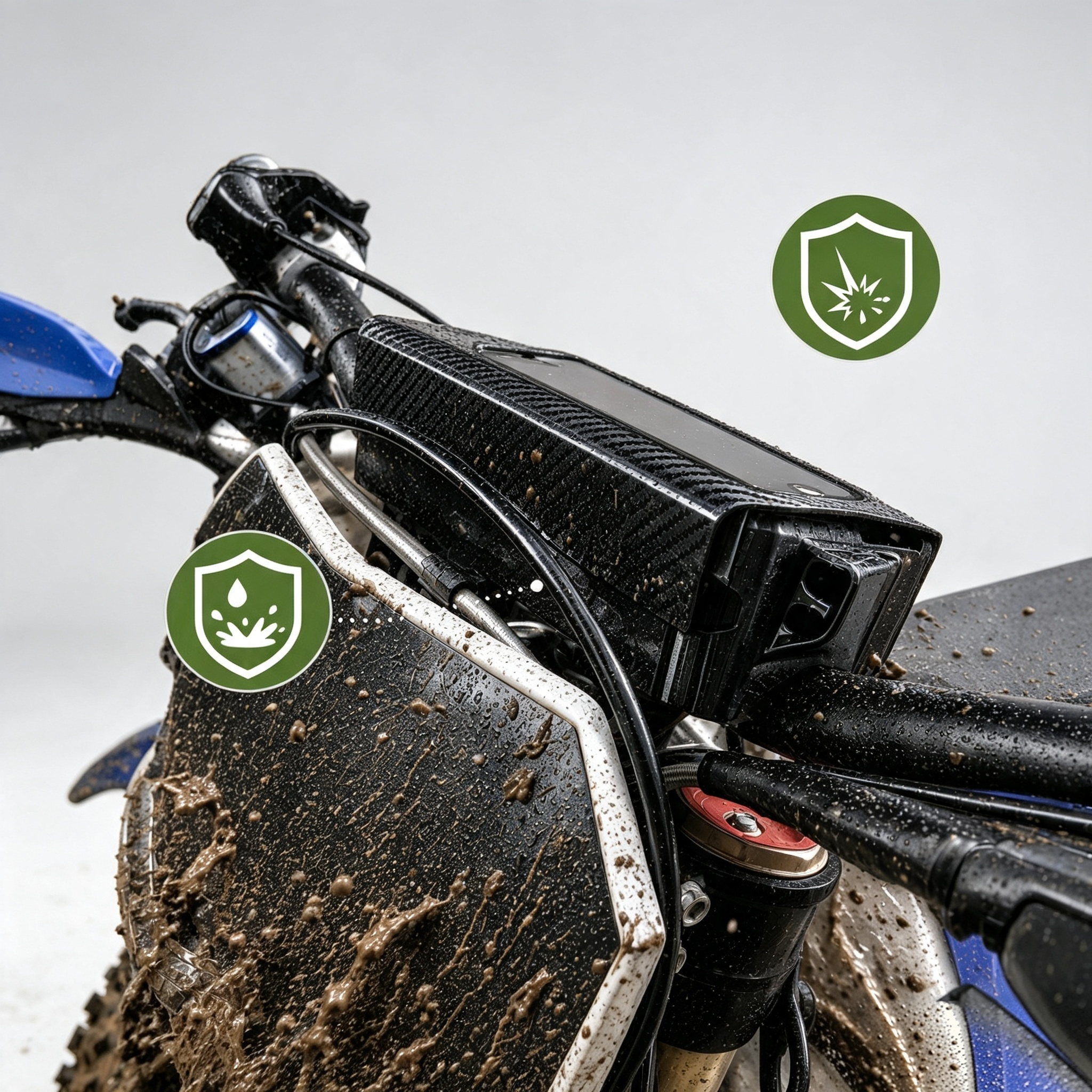 Motorcycle navigation phone mount