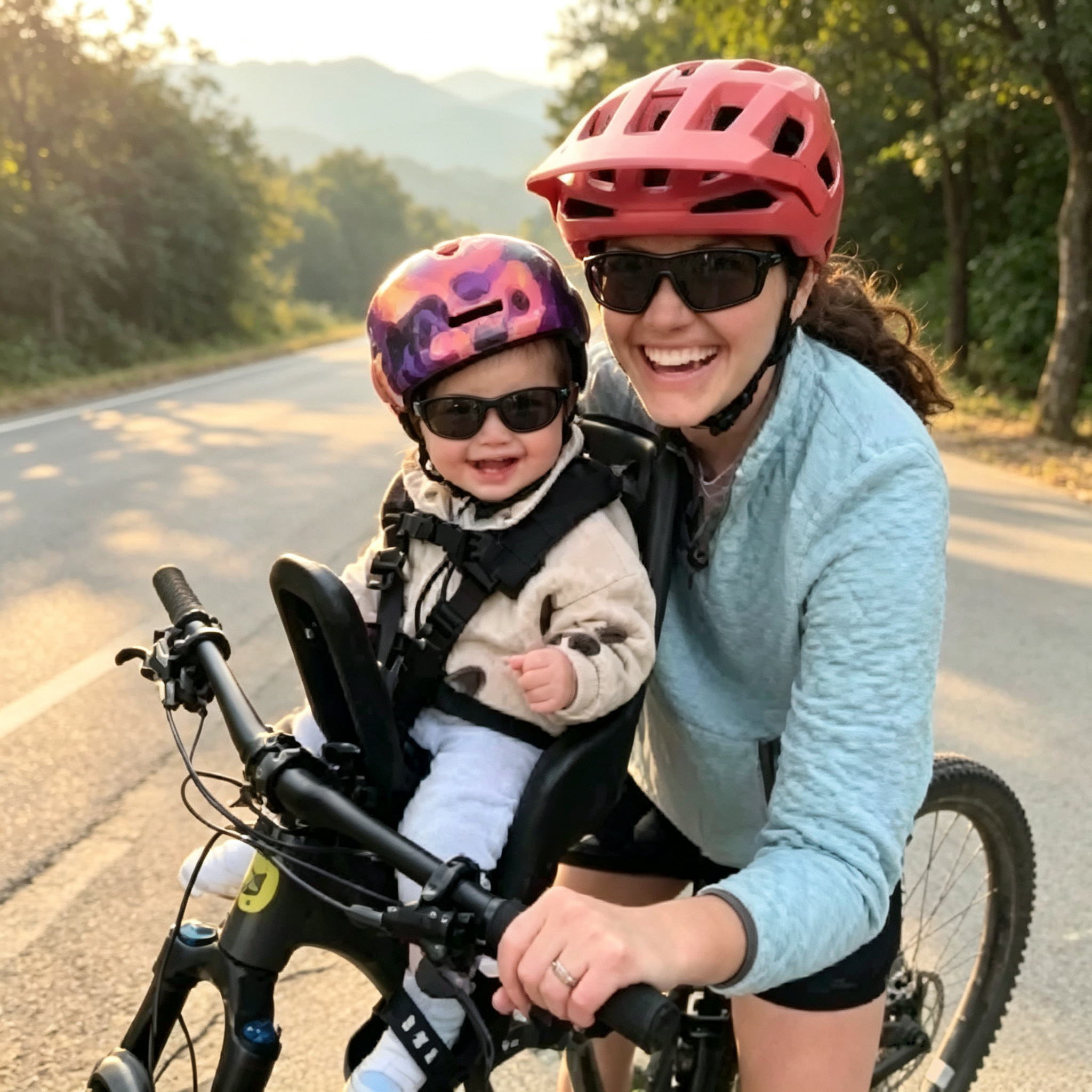 Mountain bike safety seat