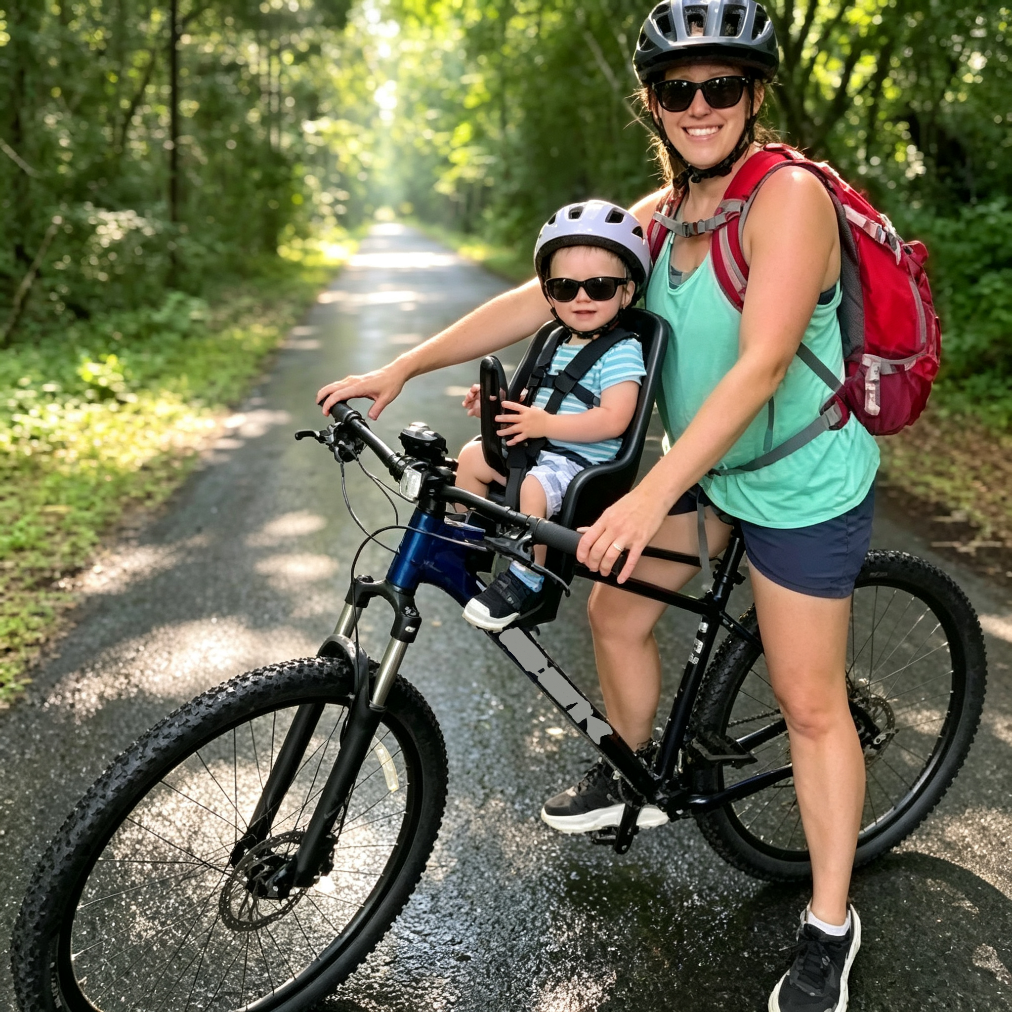 Mountain bike safety seat