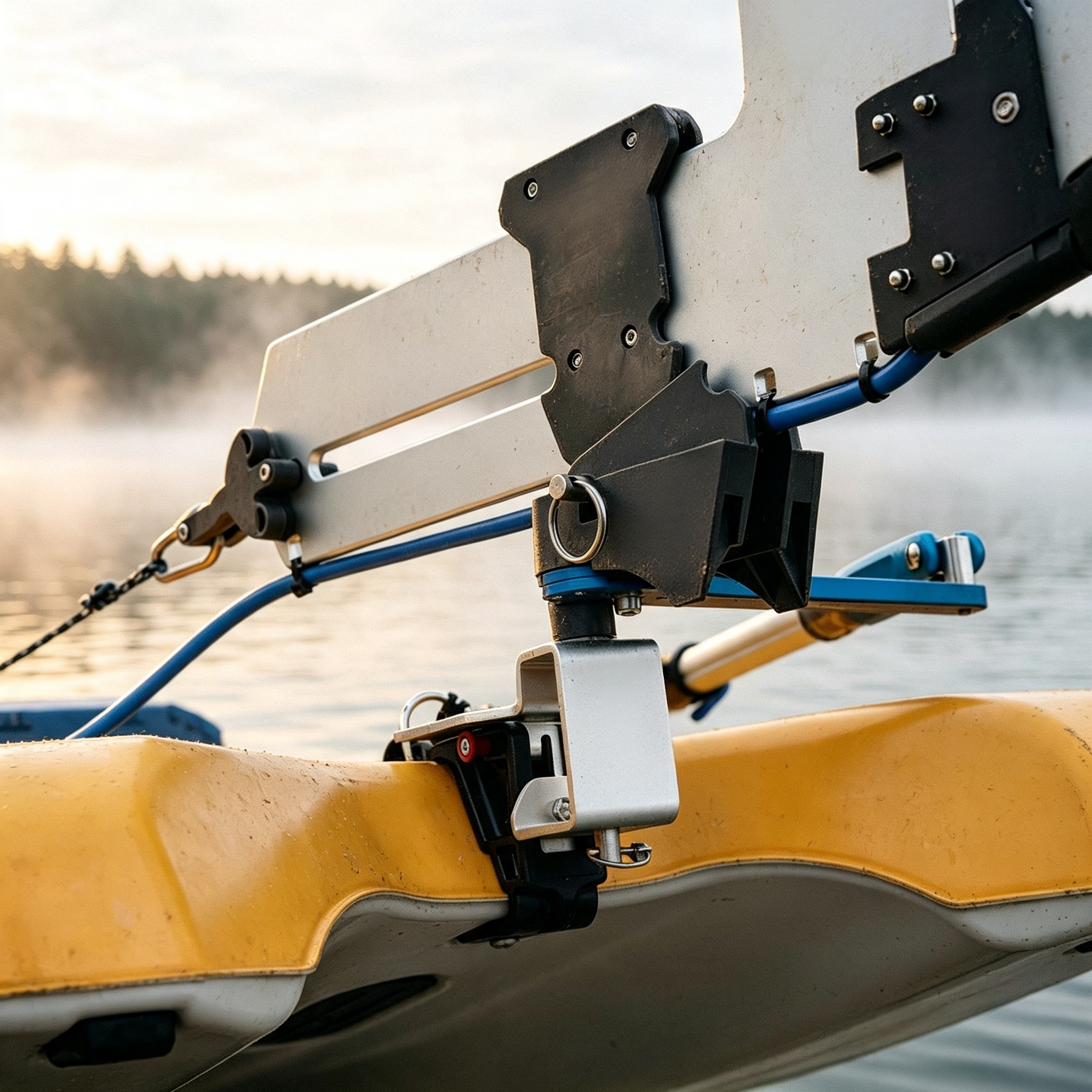 Universal Kayak Rudder Steering System – Electric Motor-Ready for Smooth Navigation 🚣🌊⚡