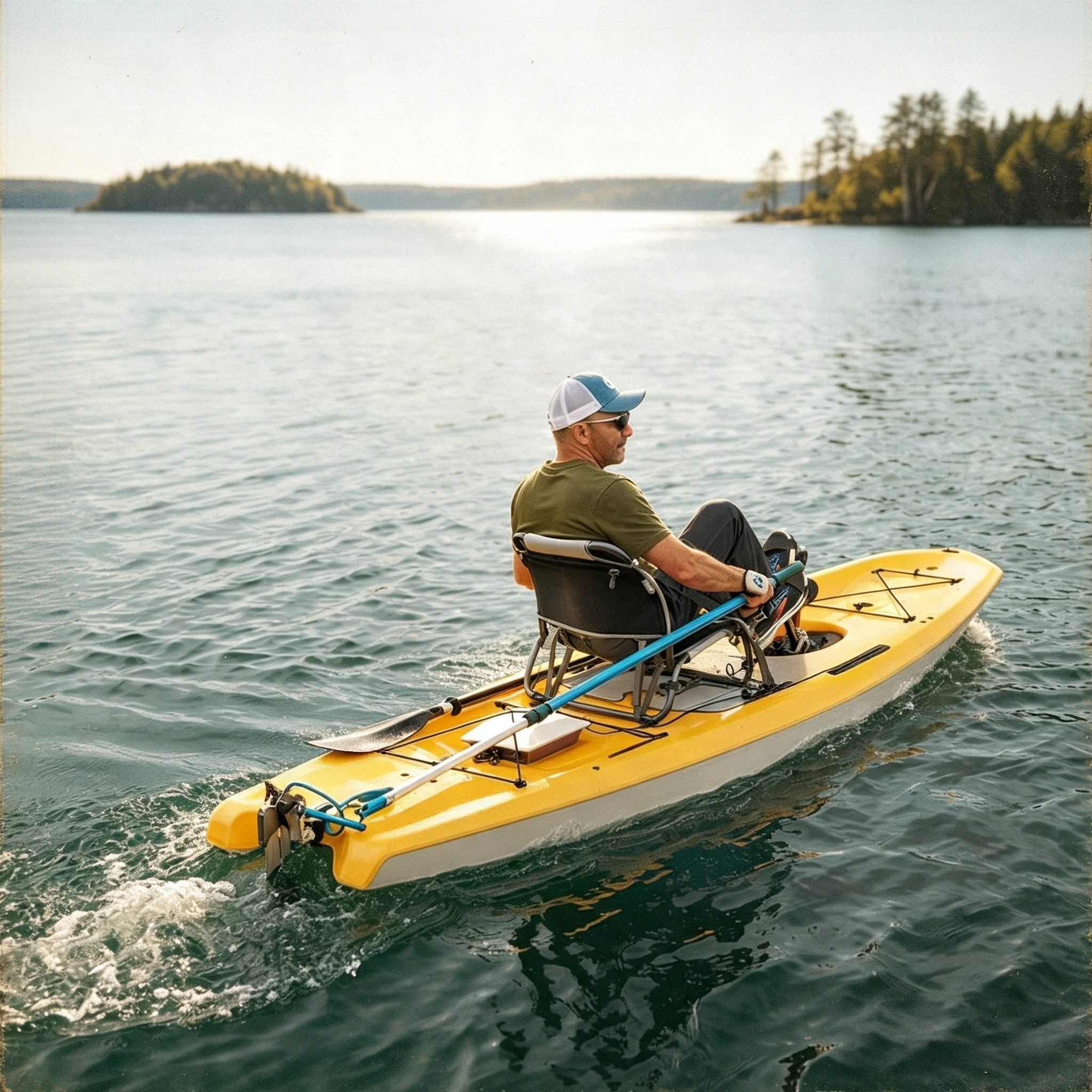 Universal Kayak Rudder Steering System – Electric Motor-Ready for Smooth Navigation 🚣🌊⚡
