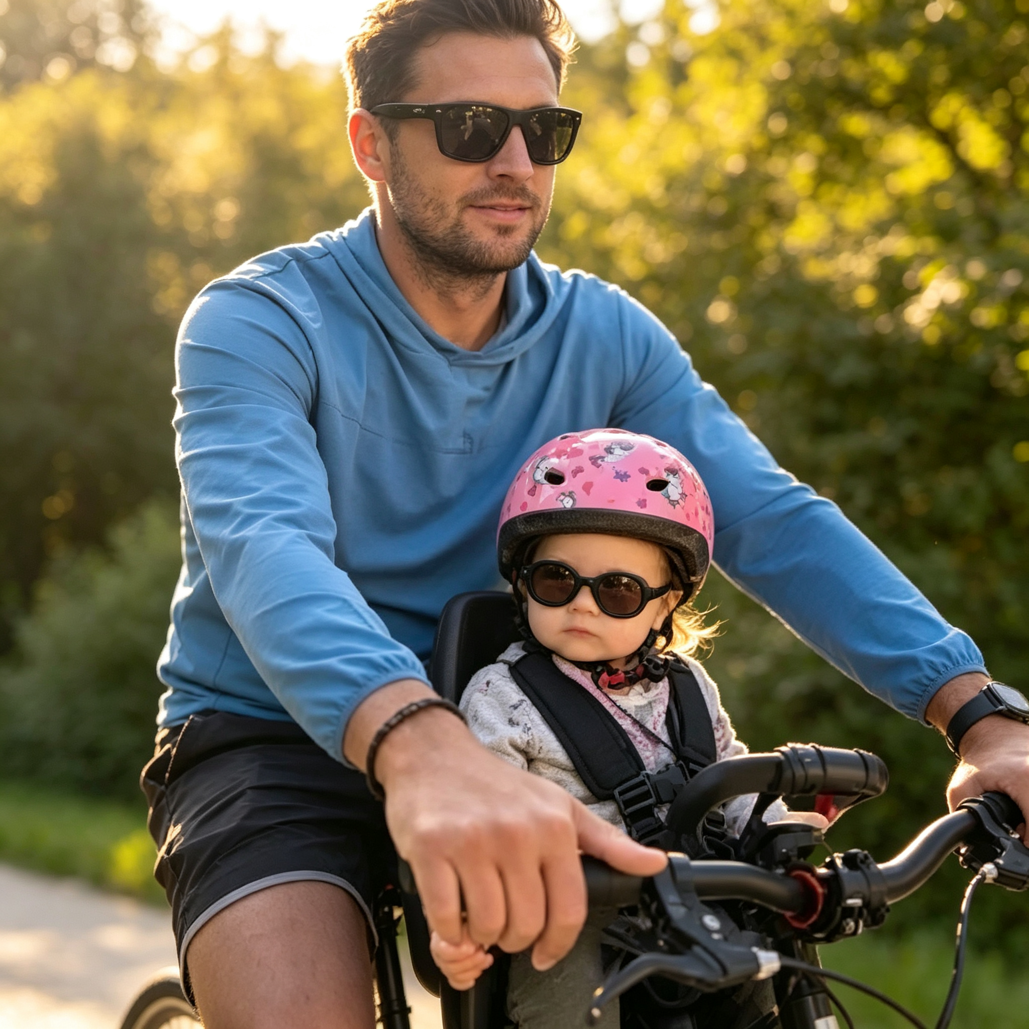 Mountain bike safety seat