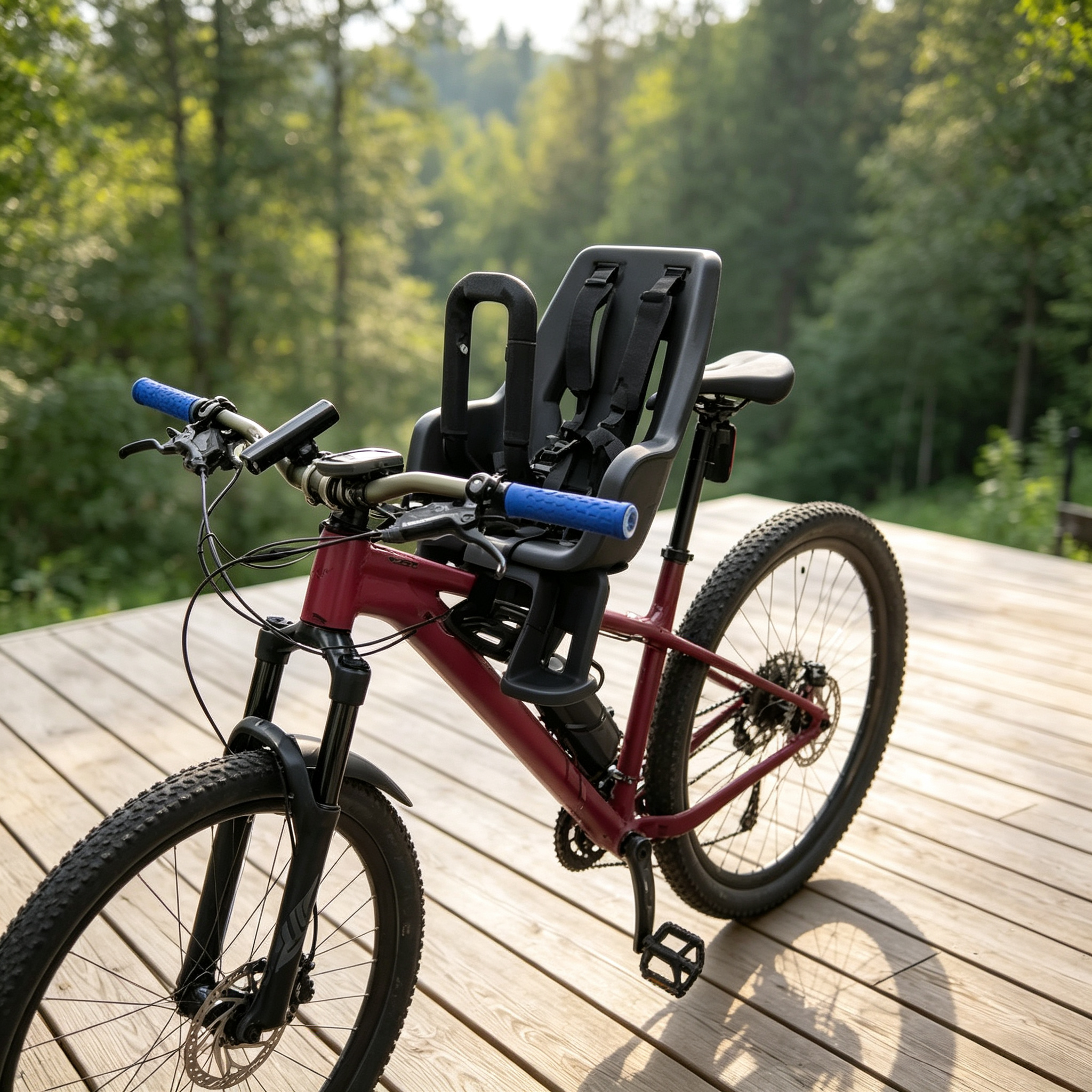 Mountain bike safety seat