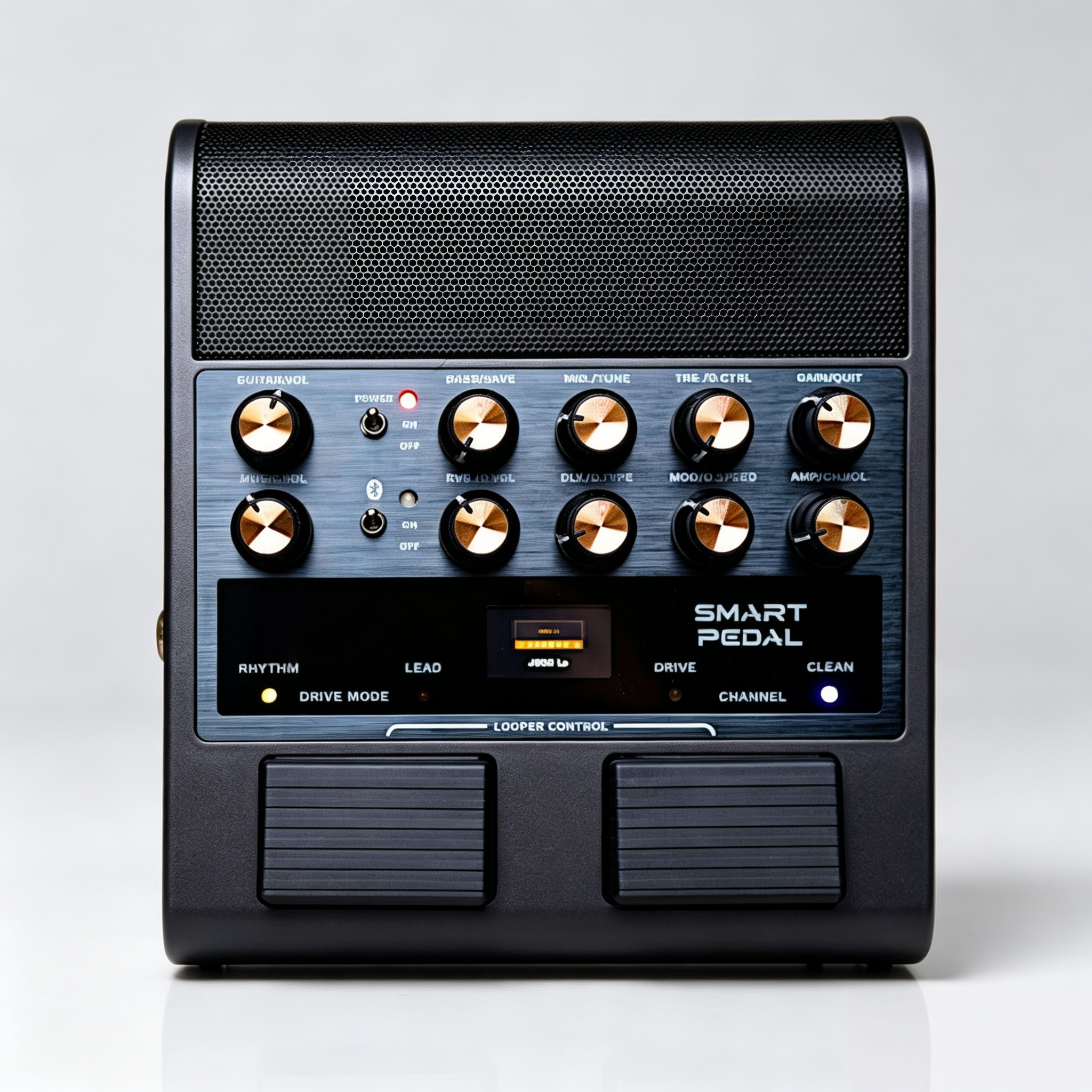 Smart Multi-Effects Guitar Pedal – Amp Modeling, Looper, Drum Machine & USB Recording ⚡🎸🎛️