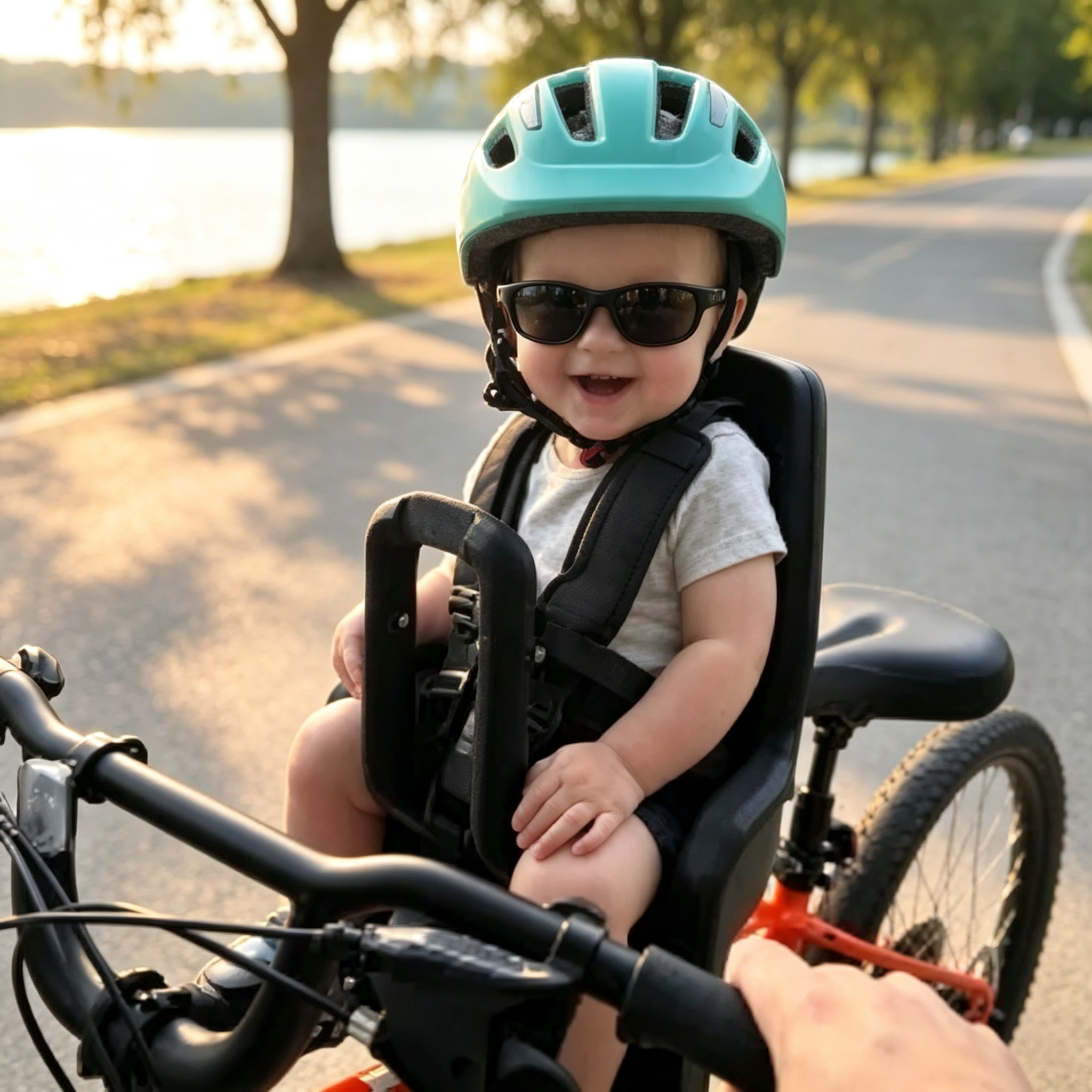 Mountain bike safety seat