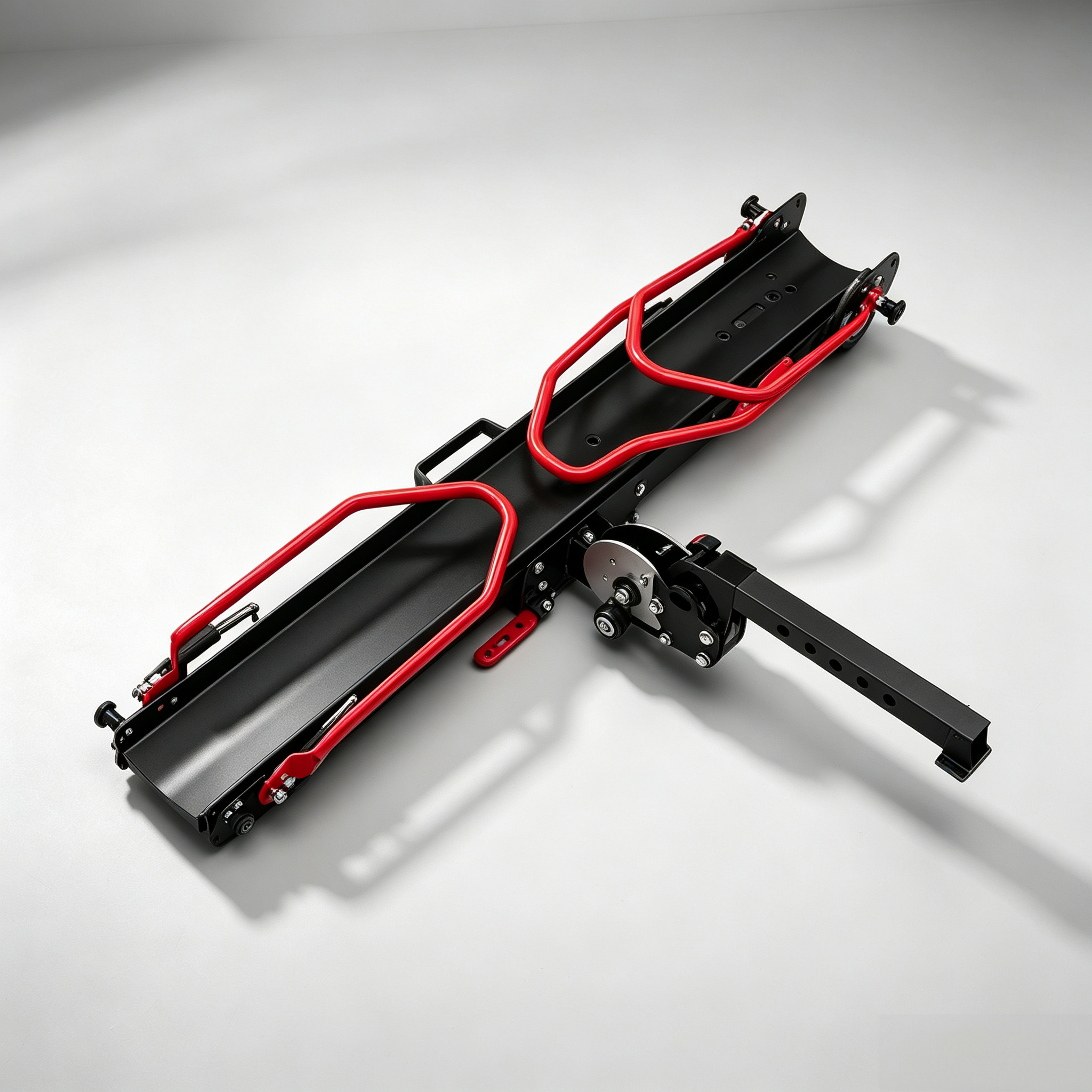 Self-Lowering Vertical Bike Rack – Space-Saving Storage for Electric Off-Road Motorcycles 🏍️⚡🏠