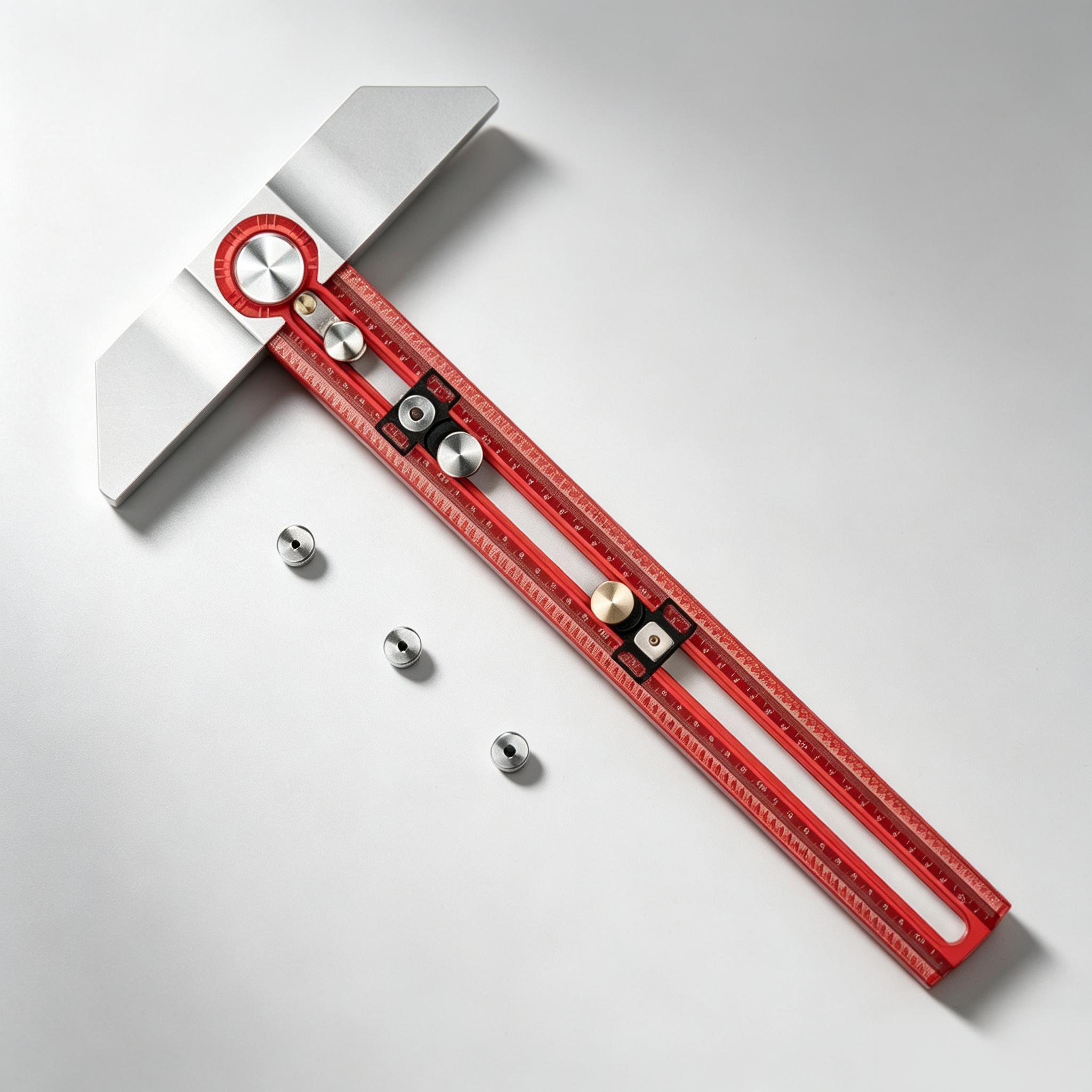 Precision Woodworking Scriber – T‑Square Layout Tool for Accurate Marking & Drilling 📐✨