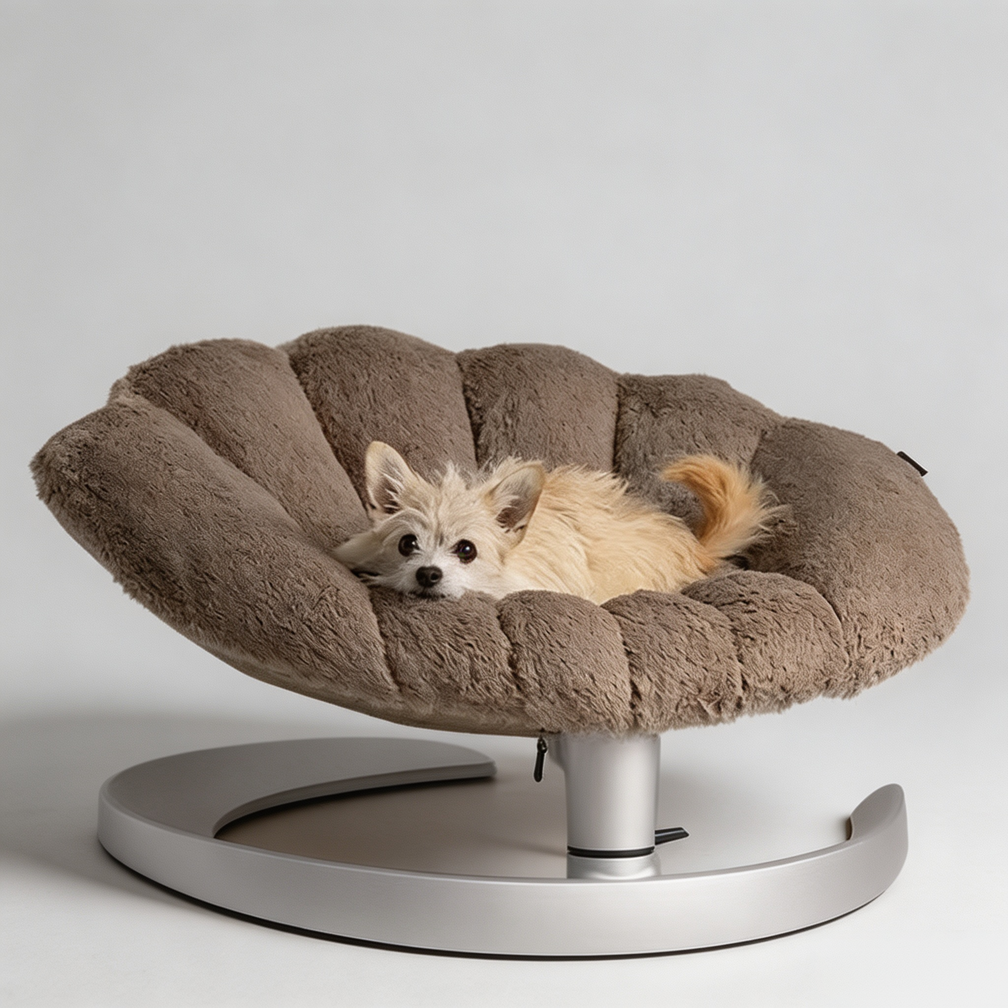 Elevated Pet Bed & Swaying Lounger – Gentle 2-Minute Motion, 3 Recline Positions, Removable Washable Cover