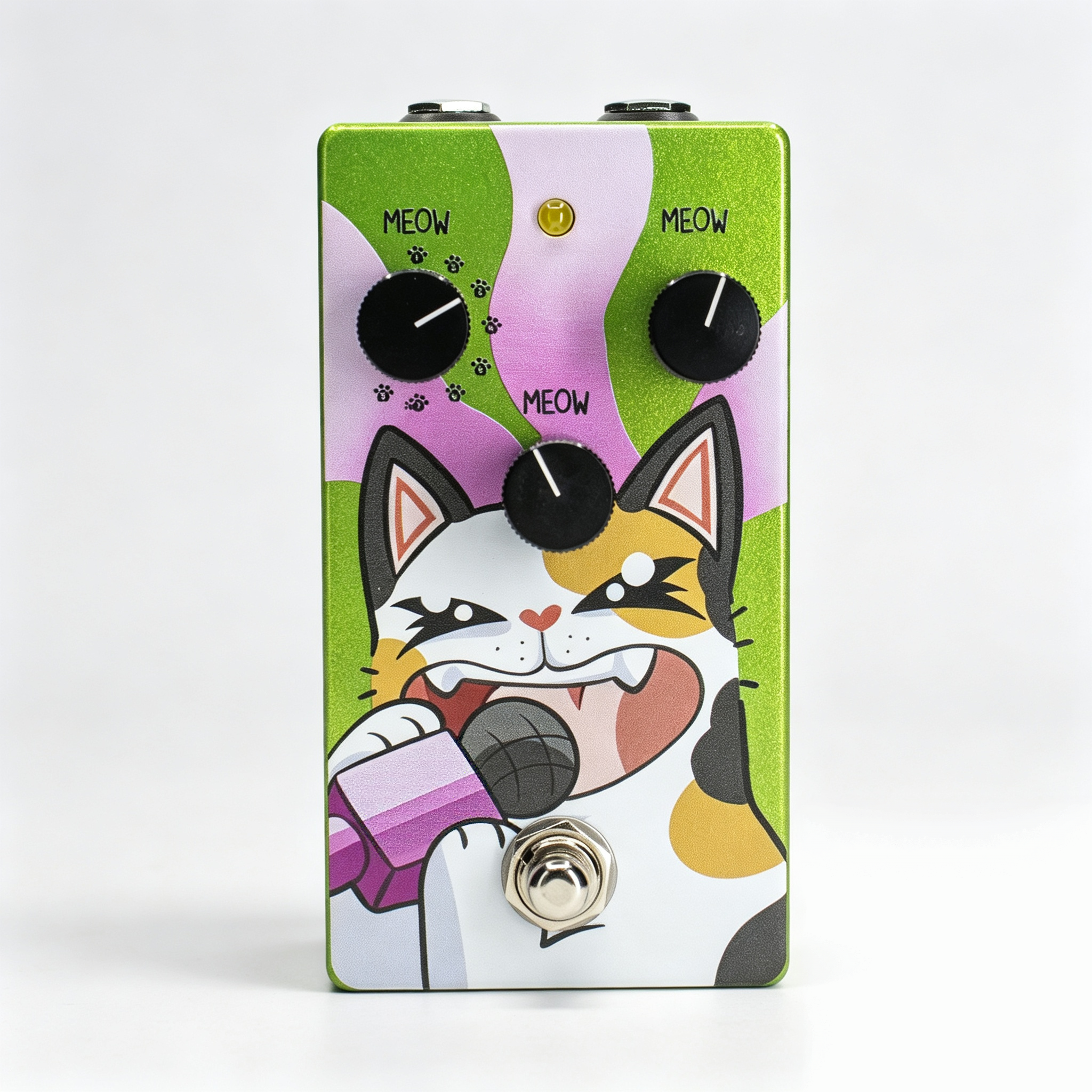 Cat Synth Guitar Pedal – 8‑Mode Feline Voice Effect for Guitar 🐱🎸✨