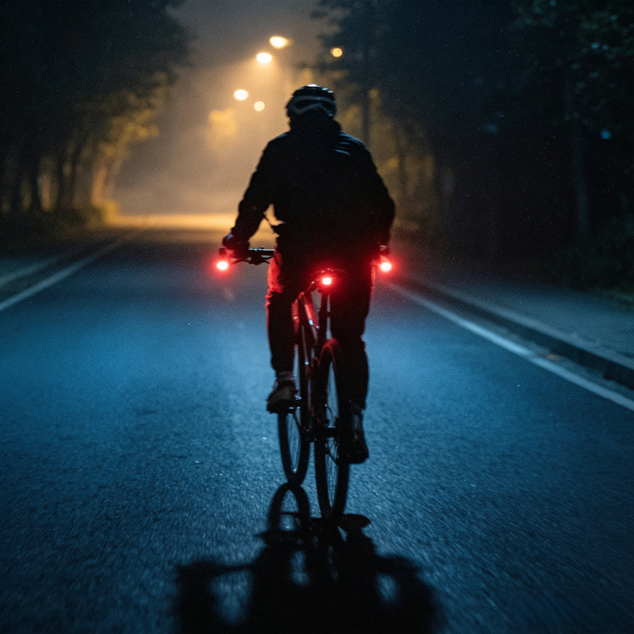 Bicycle Safety Light System, 360° Rechargeable Cycling Light with Turn Signal Side Visibility
