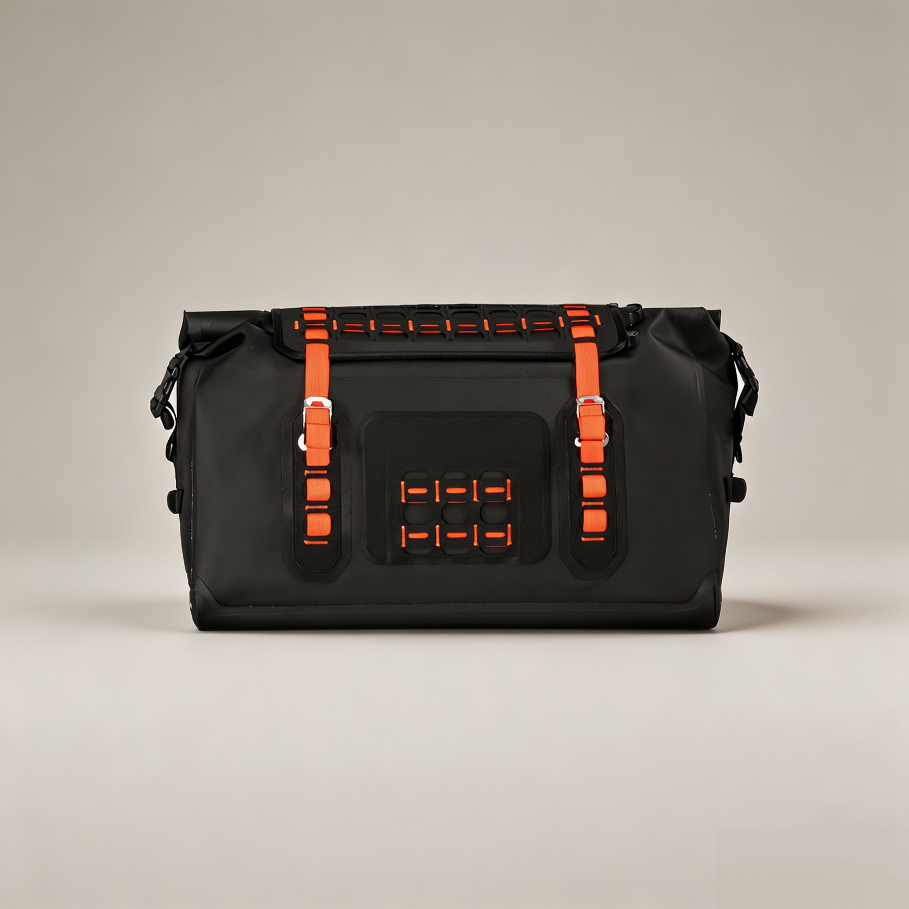 50L Waterproof Motorcycle Adventure Drypack – Rack-Free Pillion Mount, Self-Locking Straps, MOLLE-Ready Tail Bag for Touring & Off-Road