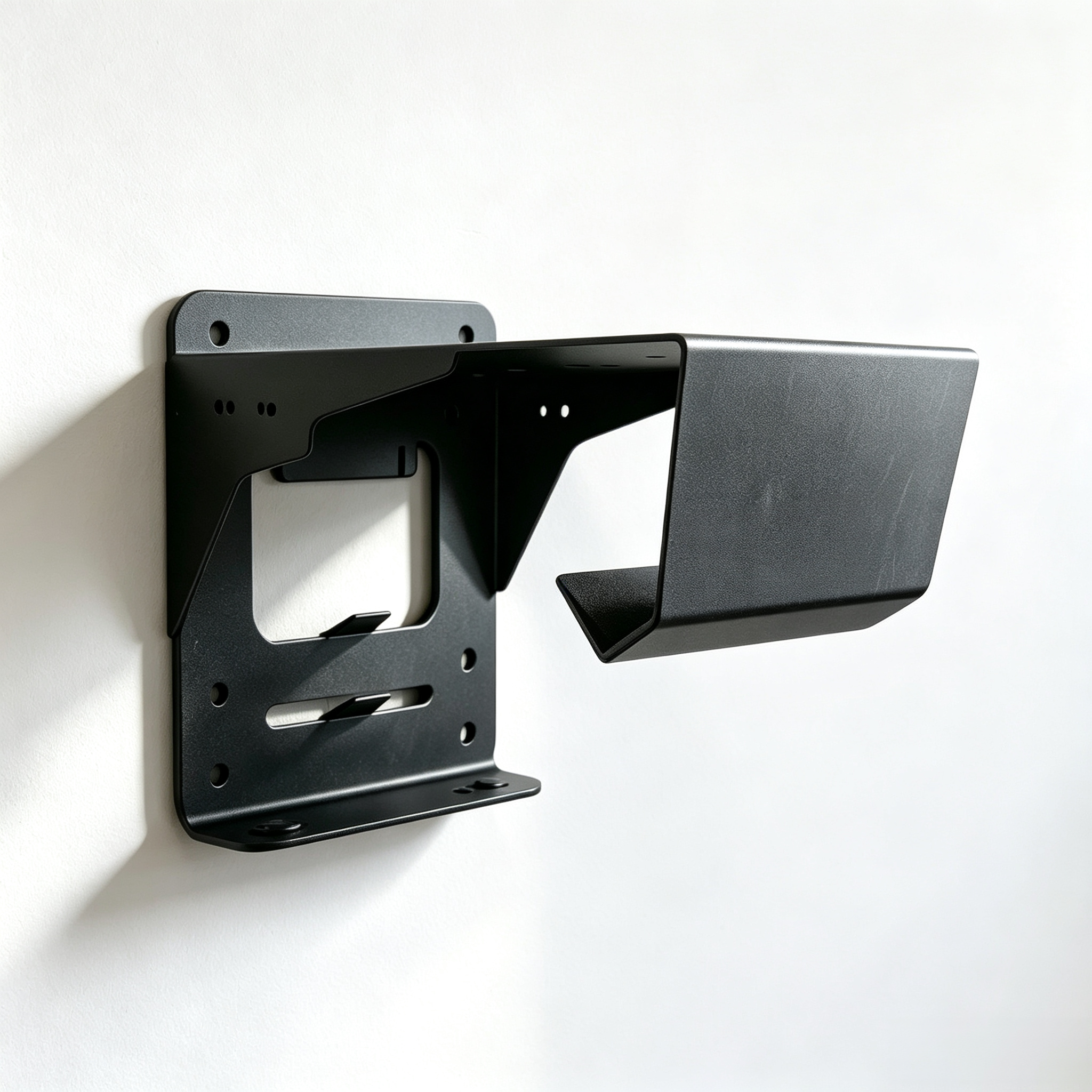 Adjustable wall-mounted bike rack