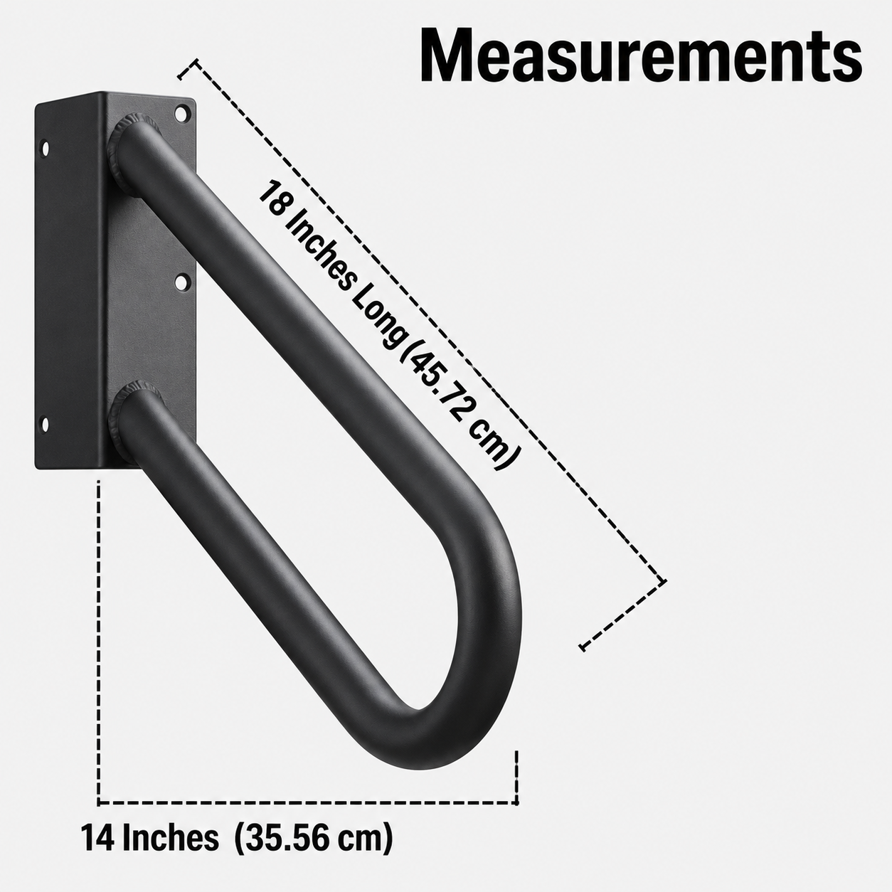 Heavy-Duty Door Jamb Safety Handrail