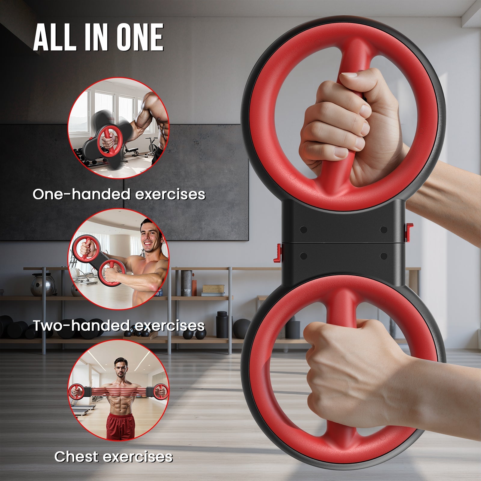 3-in-1 Adjustable Arm Trainer & Chest Expander – Speed, Isolation & Resistance Modes