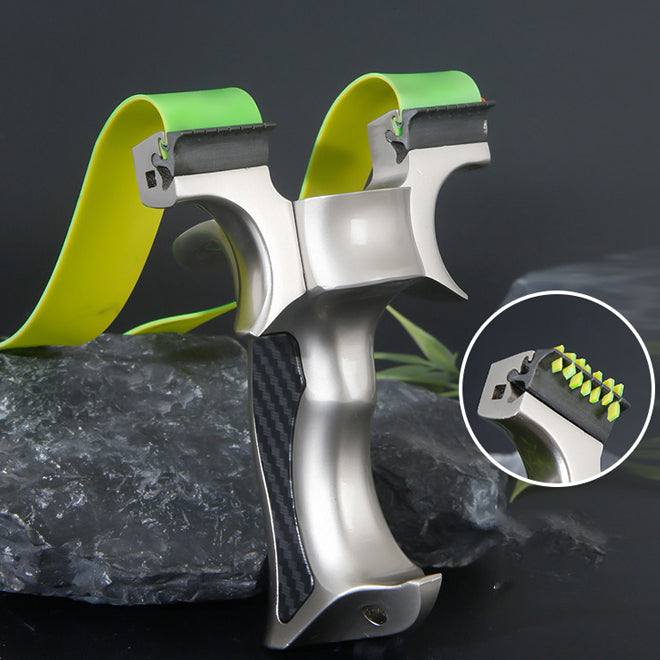 Professional Steel Slingshot – Quick-Release Clamp with Lightweight Aluminum Handle