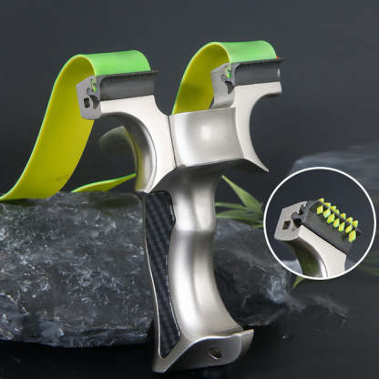 Professional Steel Slingshot – Quick-Release Clamp with Lightweight Aluminum Handle
