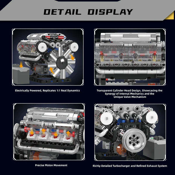 V8 Engine Building Blocks