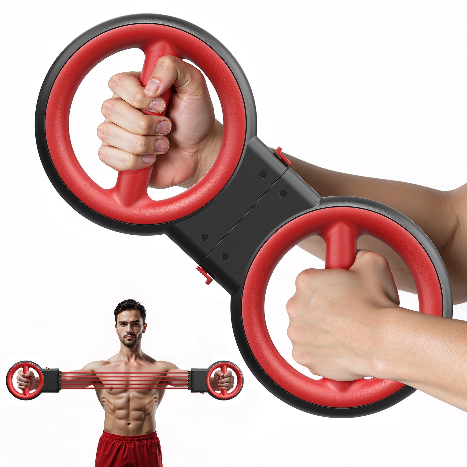 3-in-1 Adjustable Arm Trainer & Chest Expander – Speed, Isolation & Resistance Modes