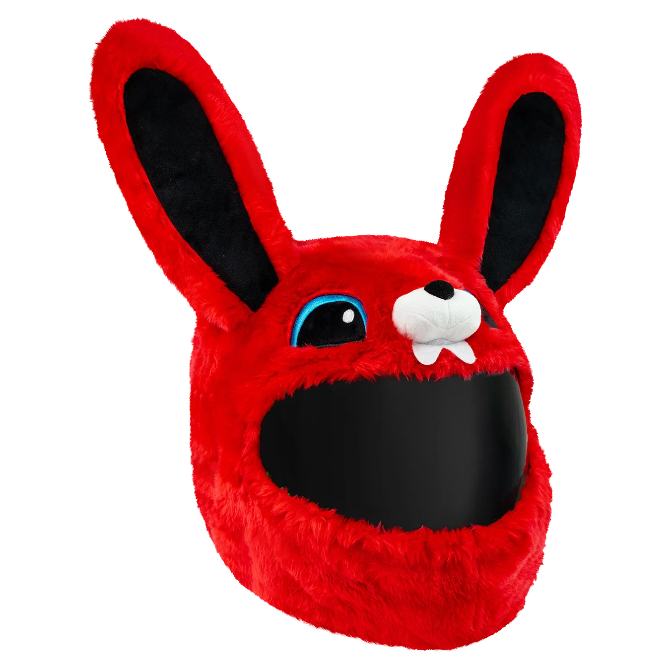 Motorcycle Helmet Cover - Red Bunny