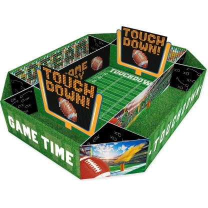 All-in-One Football Snack Stadium | Ultimate Game Day Serving Tray Set 🏈🎉