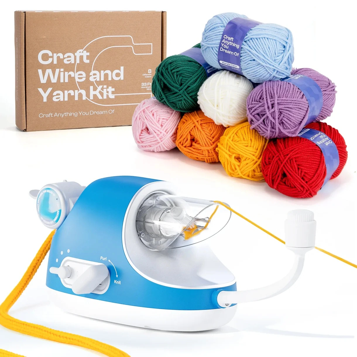 AutoSpin Yarn Maker – Electric Cording Machine for Crafts & Gifts 🧶⚡🎁