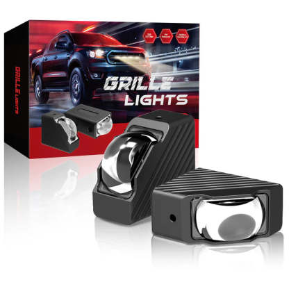 Mini grille 45-degree angle lights