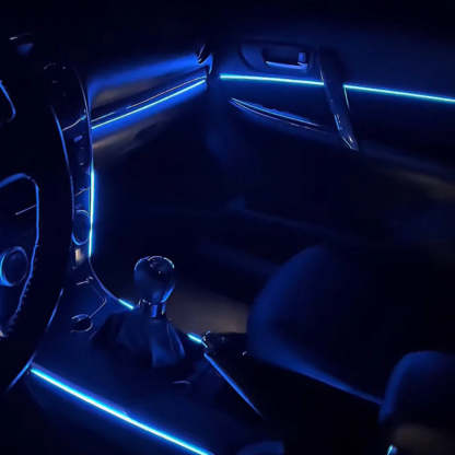 Ambient Glow Car Light Strips – Customizable Multicolor LED Kit
