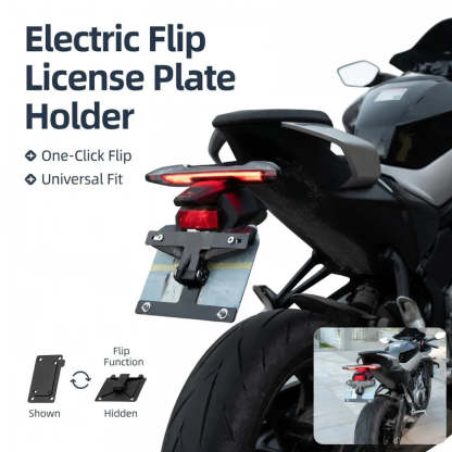 Electric Motorcycle License Plate Holder