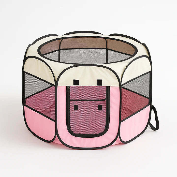 Portable foldable pet tent