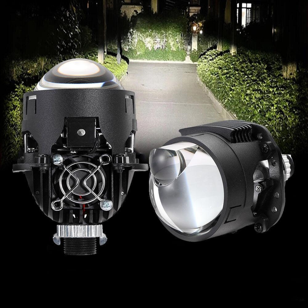 2.5" Bi‑LED Laser Projector Headlight Upgrade – High‑Output Hi/Lo Beam System 🔦🚗✨