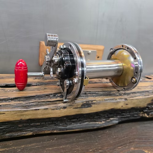 Fishing Reel Toilet Paper Holder – Vintage Wall Mount with Functional Reel 🎣🧻🔄
