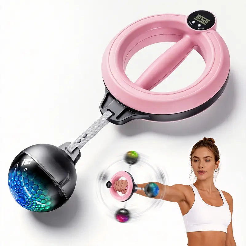 360° Rotating Wrist & Forearm Trainer – Upper Body Strength Tool for Arms