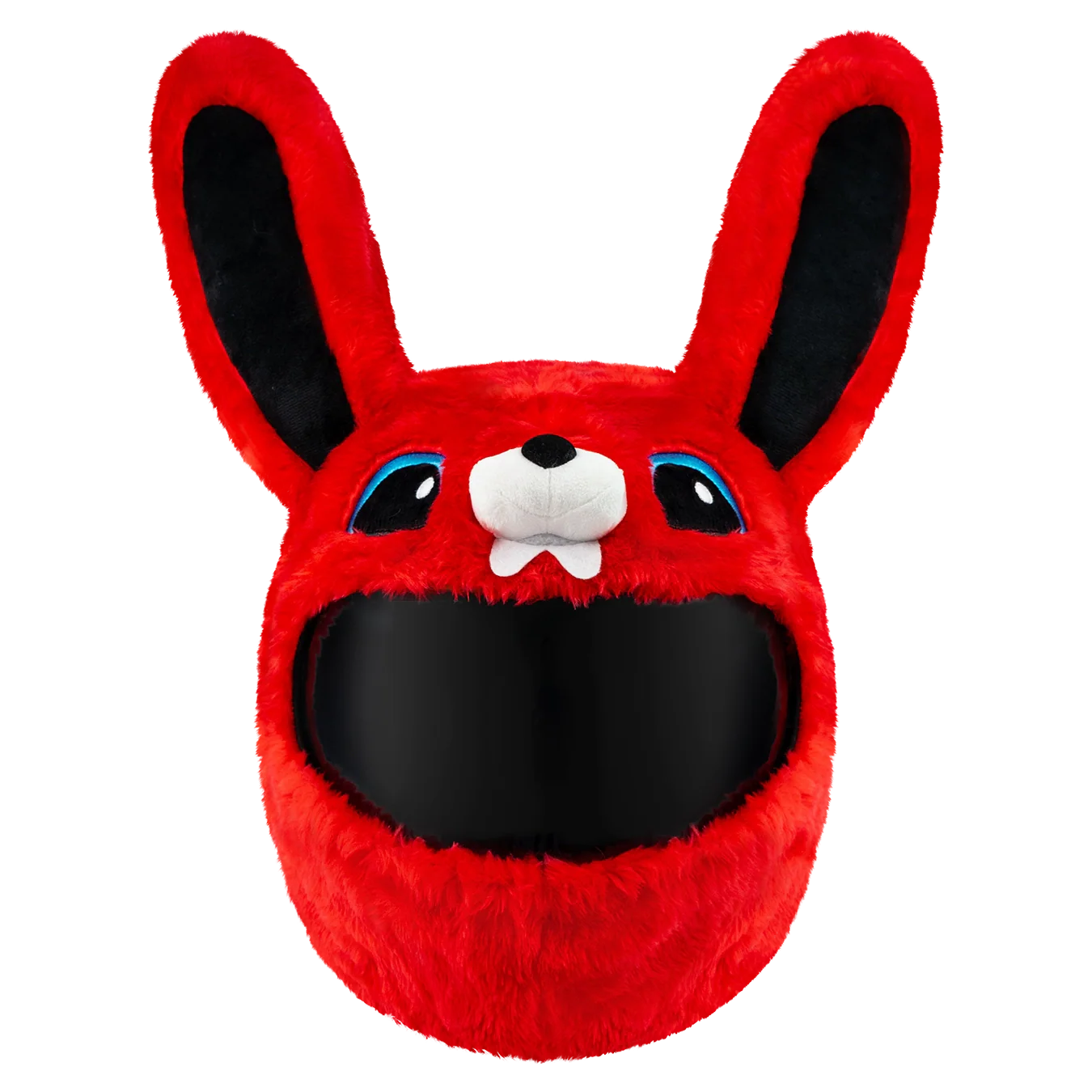 Motorcycle Helmet Cover - Red Bunny