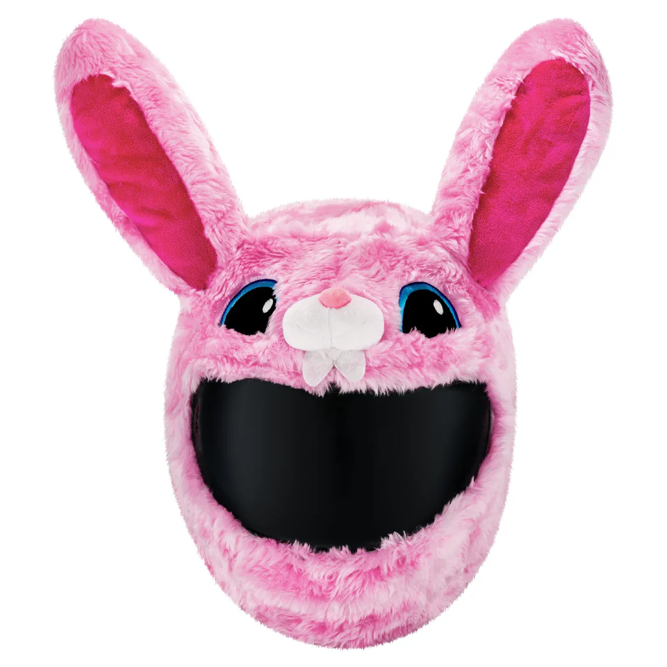 Motorcycle Helmet Cover - Pink Bunny