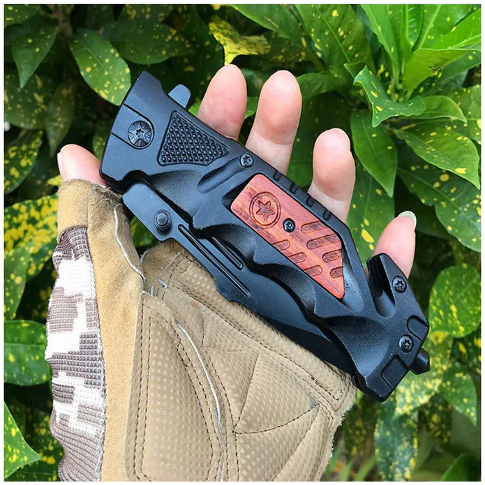 Tactical Target Black Knife Series | Foldable Design